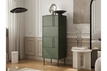 Akiko Kommode 50 cm - Grønn - Oppbevaring - Oppbevaringsmøbler - Kommode - Entrekommode