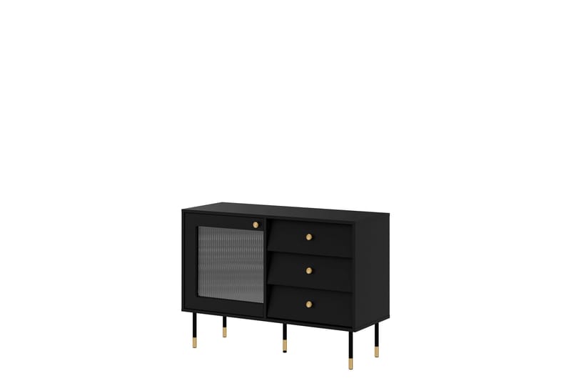 Akilesh Kommode 102 cm - Svart - Oppbevaring - Oppbevaringsmøbler - Kommode