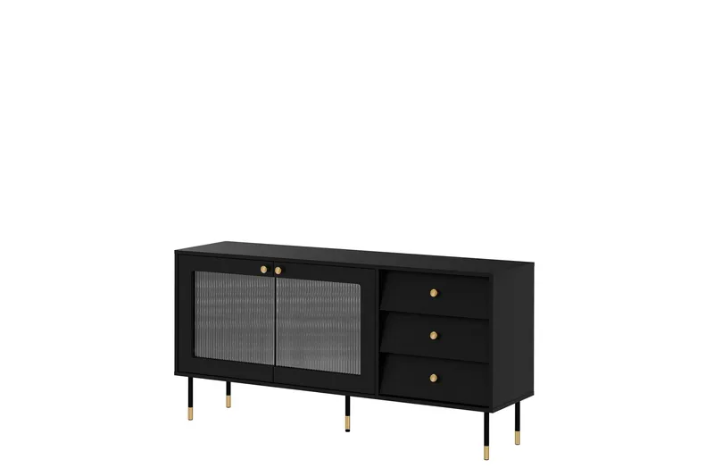 Akilesh Kommode 150 cm - Svart - Oppbevaring - Oppbevaringsmøbler - Kommode