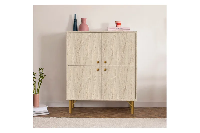 Anaya Kommode 95 cm - Beige - Oppbevaring - Oppbevaringsmøbler - Kommode - Entrekommode