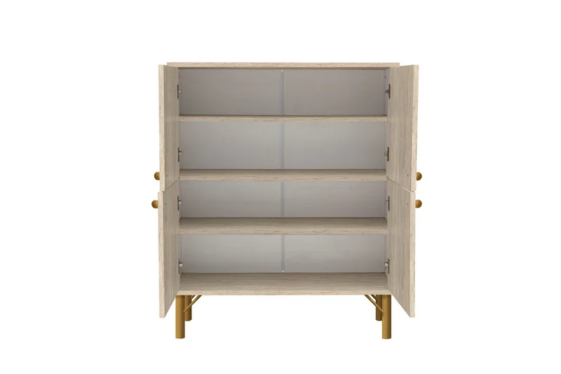 Anaya Kommode 95 cm - Beige - Oppbevaring - Oppbevaringsmøbler - Kommode - Entrekommode