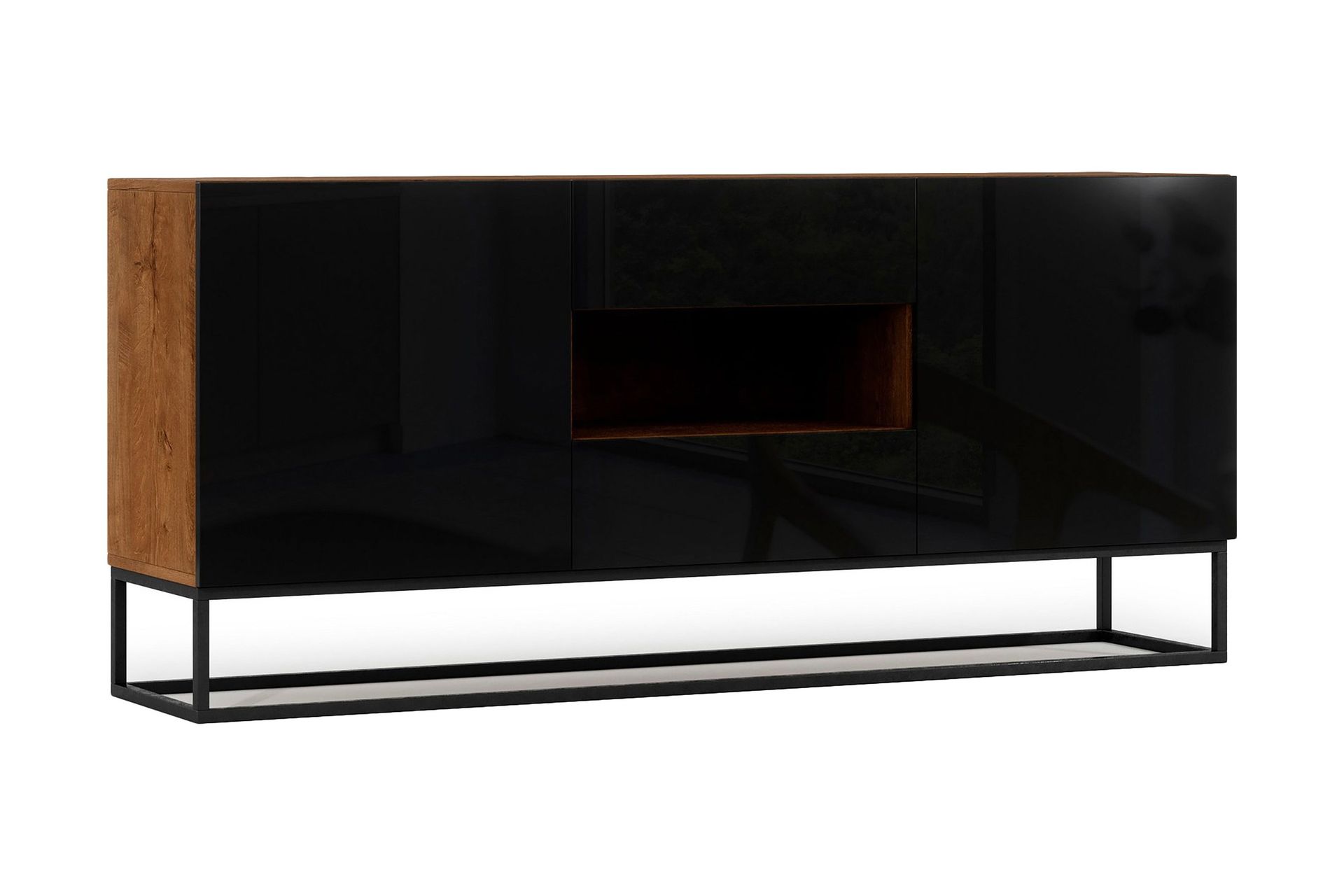 Aneja Kommode 180 cm - Svart
