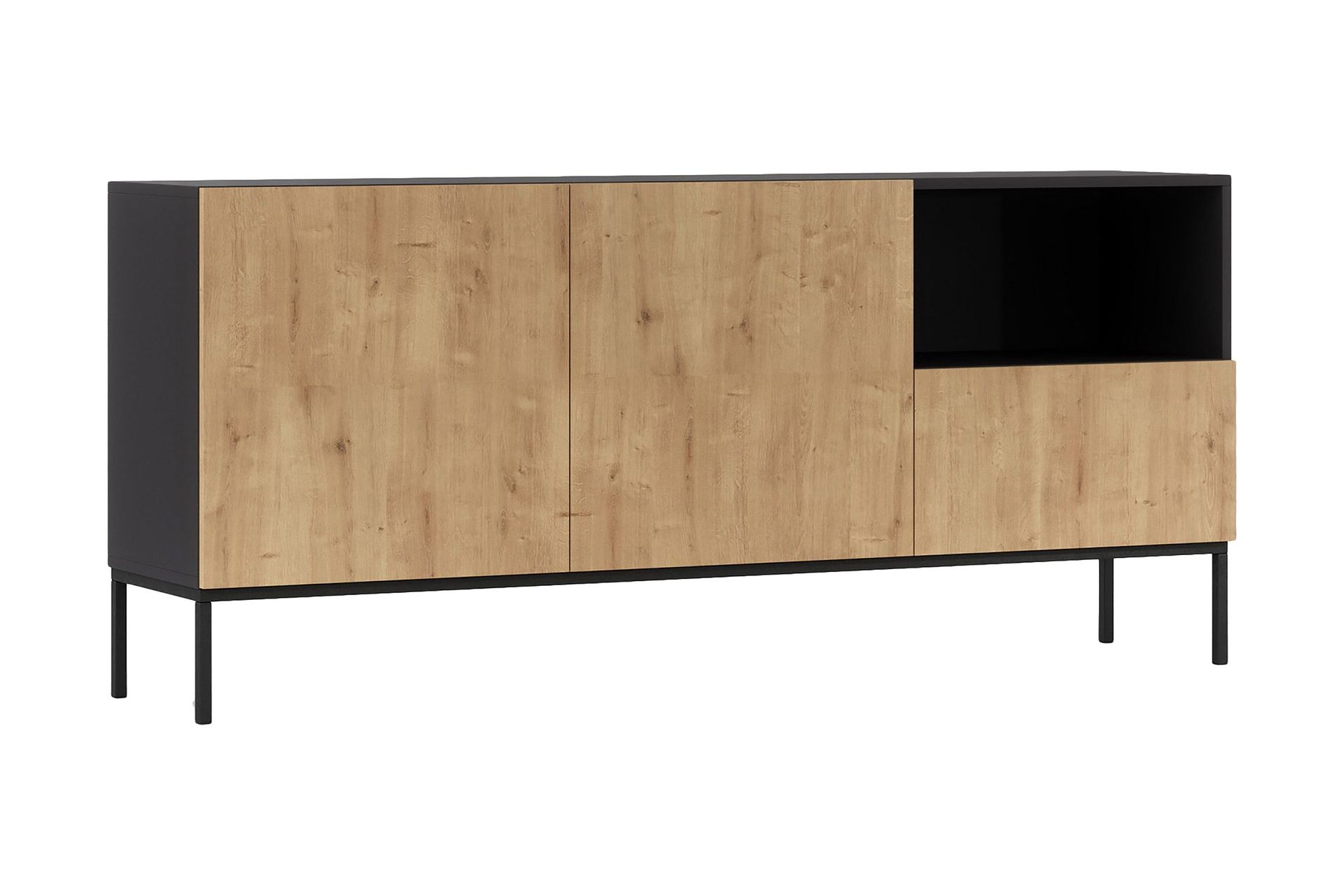 Anjal Kommode 180 cm - Eik