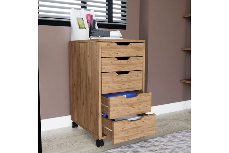 Atlas Kommode 40 cm - Brun - Oppbevaring - Oppbevaringsmøbler - Kommode - Entrekommode