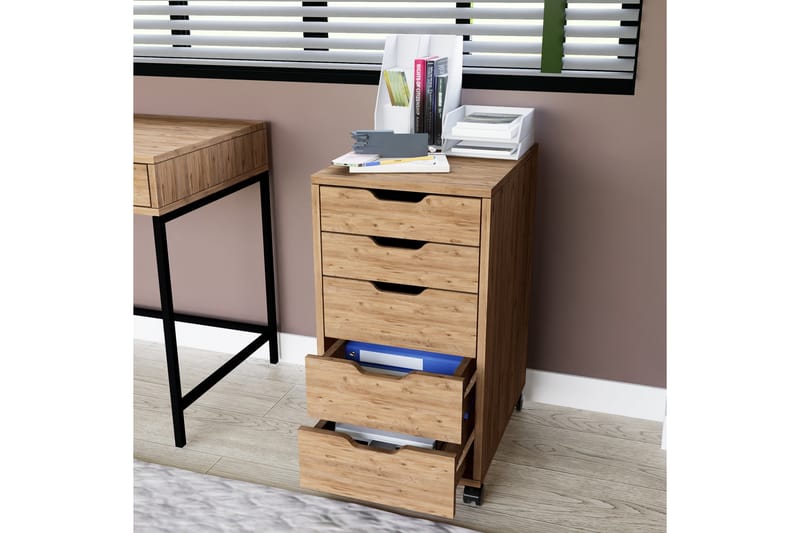 Atlas Kommode 40 cm - Brun - Oppbevaring - Oppbevaringsmøbler - Kommode - Entrekommode