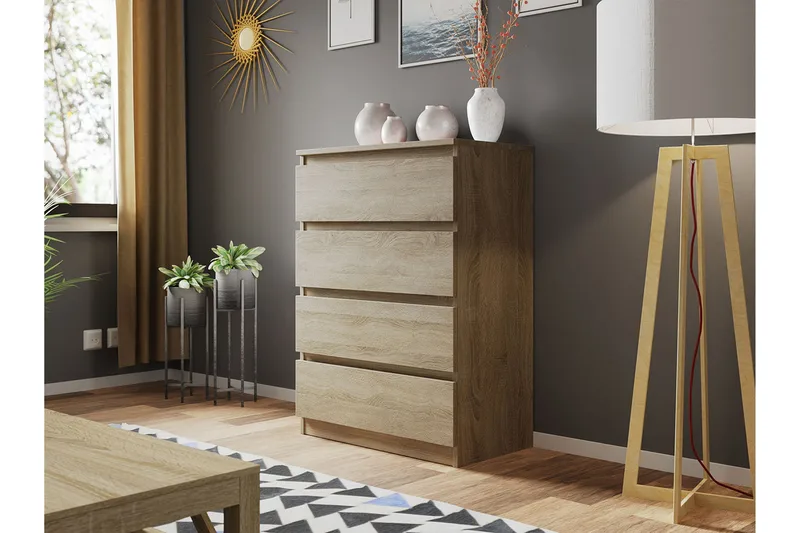 Basildon Kommode 70x40x97 cm - Tre - Oppbevaring - Oppbevaringsmøbler - Kommode - Entrekommode