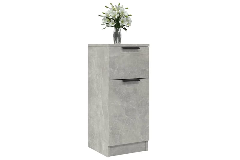 beBasic Skjenk betonggrå 30x30x70 cm konstruert tre - GrÃ¥ - Oppbevaring - Oppbevaringsmøbler - Kommode - Entrekommode