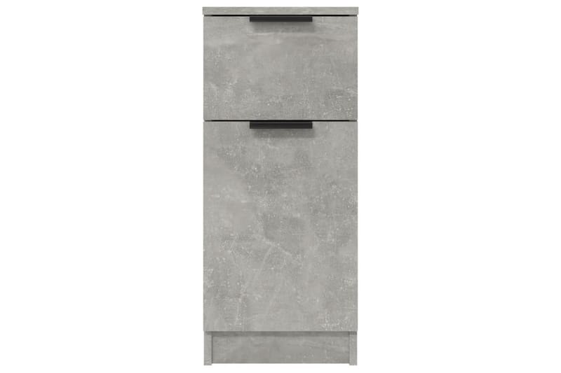 beBasic Skjenk betonggrå 30x30x70 cm konstruert tre - GrÃ¥ - Oppbevaring - Oppbevaringsmøbler - Kommode - Entrekommode