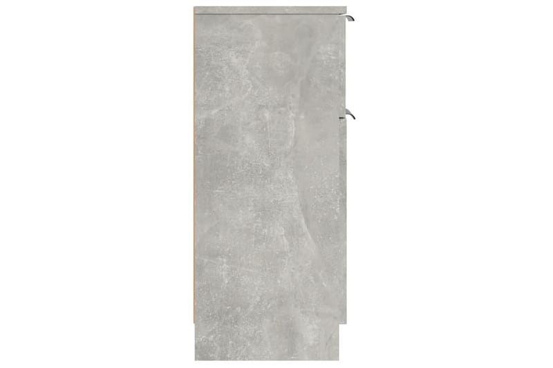 beBasic Skjenk betonggrå 30x30x70 cm konstruert tre - GrÃ¥ - Oppbevaring - Oppbevaringsmøbler - Kommode - Entrekommode