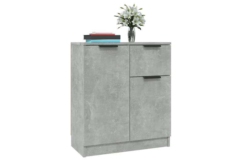 beBasic Skjenk betonggrå 60x30x70 cm konstruert tre - GrÃ¥ - Oppbevaring - Oppbevaringsmøbler - Kommode - Entrekommode