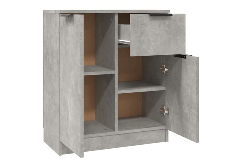 beBasic Skjenk betonggrå 60x30x70 cm konstruert tre - GrÃ¥ - Oppbevaring - Oppbevaringsmøbler - Kommode - Entrekommode