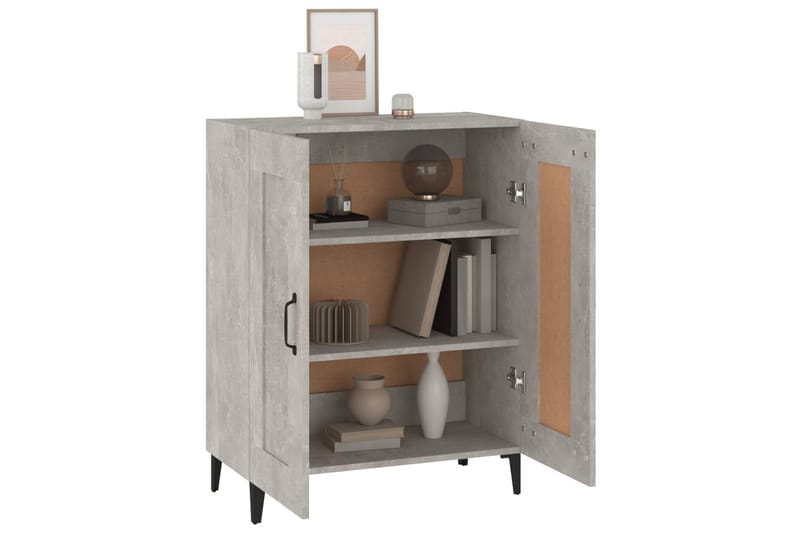 beBasic Skjenk betonggrå 69,5x34x90 cm konstruert tre - GrÃ¥ - Oppbevaring - Oppbevaringsmøbler - Kommode - Entrekommode