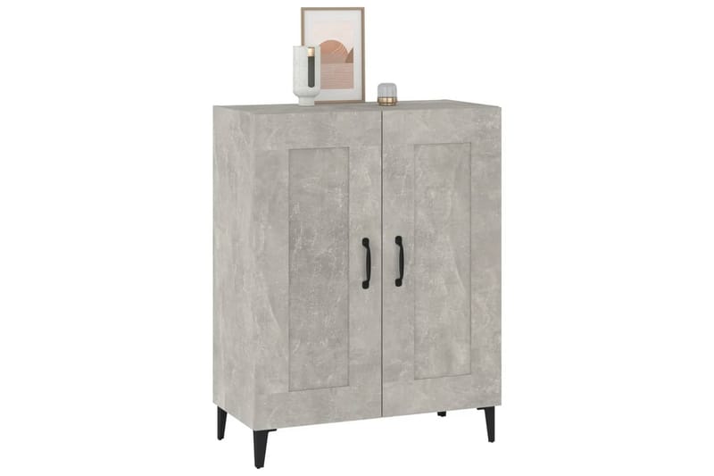 beBasic Skjenk betonggrå 69,5x34x90 cm konstruert tre - GrÃ¥ - Oppbevaring - Oppbevaringsmøbler - Kommode - Entrekommode