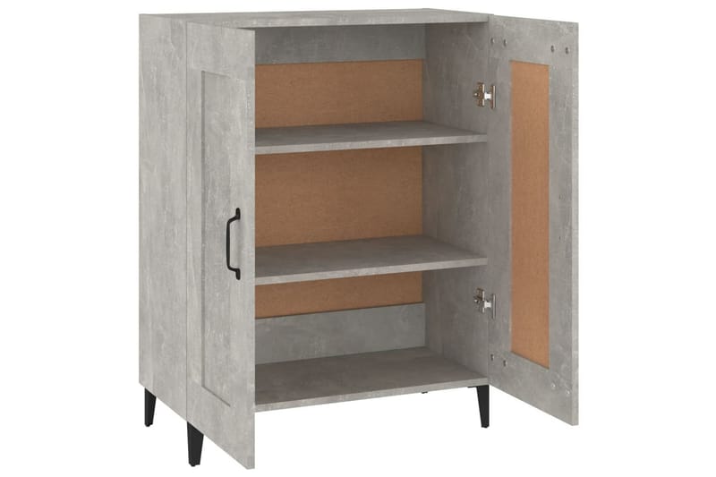 beBasic Skjenk betonggrå 69,5x34x90 cm konstruert tre - GrÃ¥ - Oppbevaring - Oppbevaringsmøbler - Kommode - Entrekommode