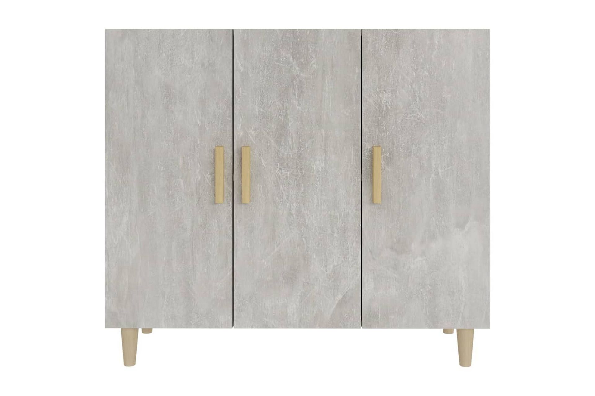beBasic Skjenk betonggrå 90x34x80 cm konstruert tre - GrÃ¥ - Oppbevaring - Oppbevaringsmøbler - Kommode - Entrekommode