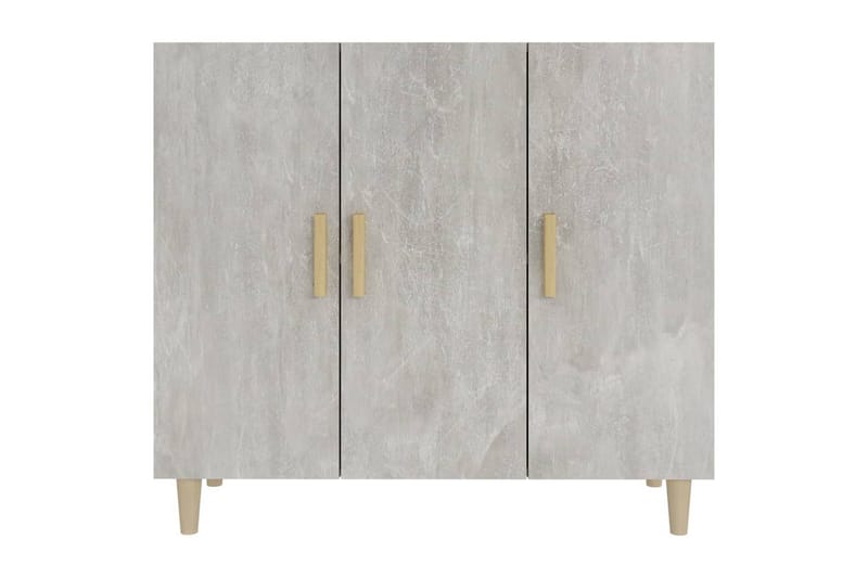 beBasic Skjenk betonggrå 90x34x80 cm konstruert tre - GrÃ¥ - Oppbevaring - Oppbevaringsmøbler - Kommode - Entrekommode