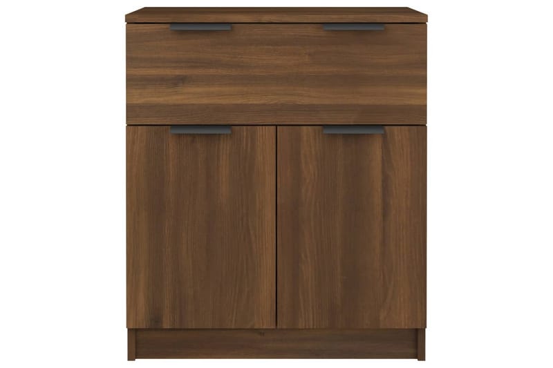 beBasic Skjenk brun eik 60x30x70 cm konstruert tre - Brun - Oppbevaring - Oppbevaringsmøbler - Kommode - Entrekommode