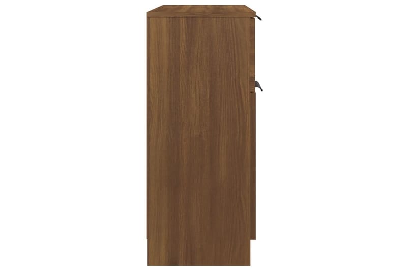 beBasic Skjenk brun eik 60x30x70 cm konstruert tre - Brun - Oppbevaring - Oppbevaringsmøbler - Kommode - Entrekommode