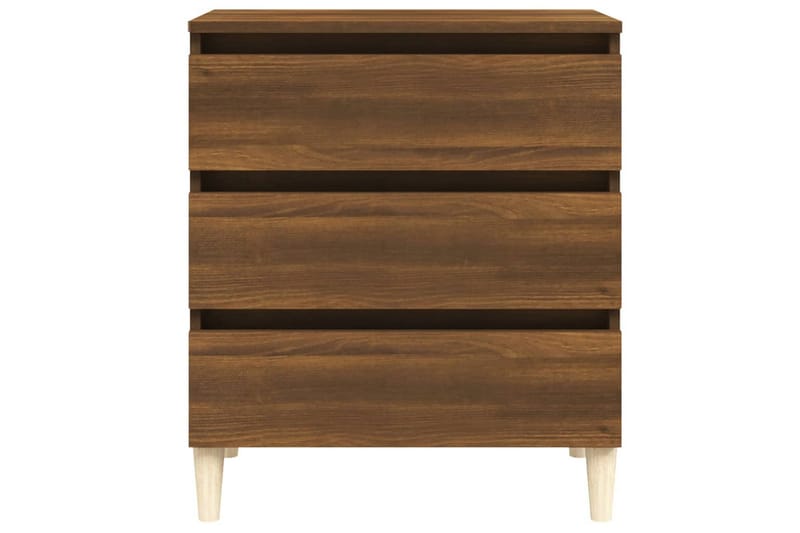 beBasic Skjenk brun eik 60x35x69 cm konstruert tre - Brun - Oppbevaring - Oppbevaringsmøbler - Kommode - Entrekommode