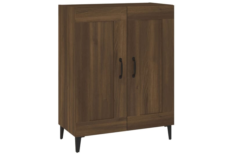 beBasic Skjenk brun eik 69,5x34x90 cm konstruert tre - Brun - Oppbevaring - Oppbevaringsmøbler - Kommode - Entrekommode
