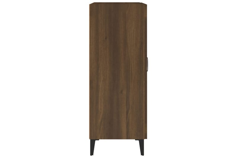 beBasic Skjenk brun eik 69,5x34x90 cm konstruert tre - Brun - Oppbevaring - Oppbevaringsmøbler - Kommode - Entrekommode