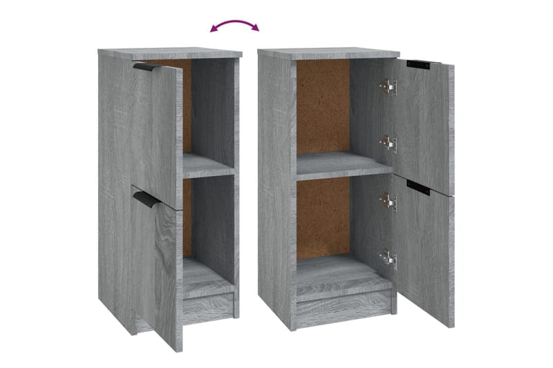 beBasic Skjenk grå sonoma 30x30x70 cm konstruert tre - GrÃ¥ - Oppbevaring - Oppbevaringsmøbler - Kommode - Entrekommode