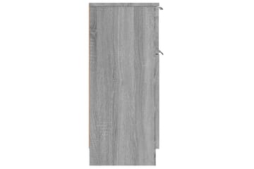beBasic Skjenk grå sonoma 30x30x70 cm konstruert tre - GrÃ¥ - Oppbevaring - Oppbevaringsmøbler - Kommode - Entrekommode