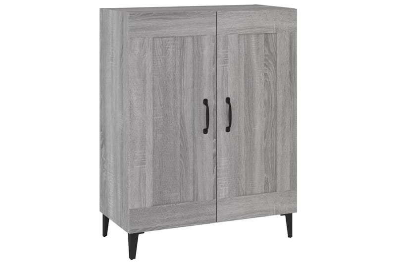 beBasic Skjenk grå sonoma 69,5x34x90 cm konstruert tre - GrÃ¥ - Oppbevaring - Oppbevaringsmøbler - Kommode - Entrekommode