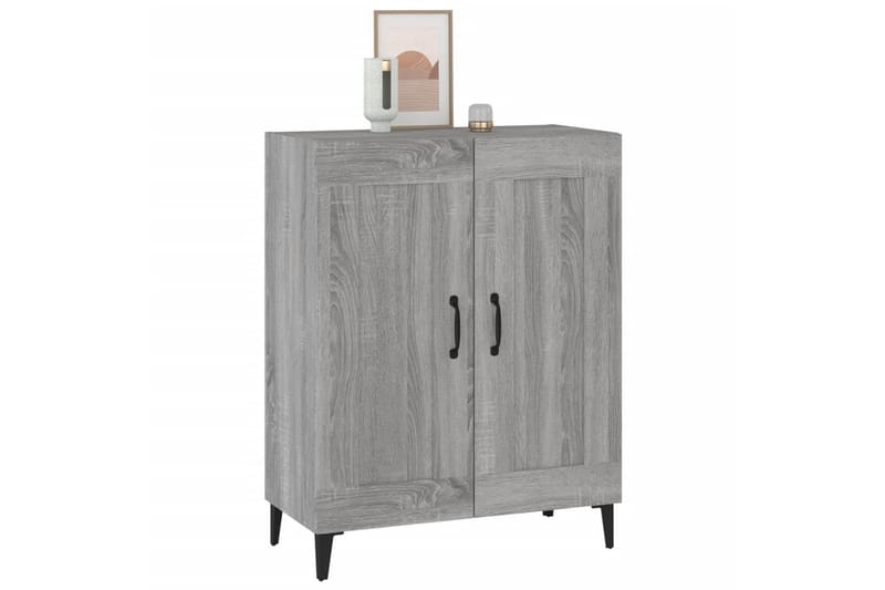 beBasic Skjenk grå sonoma 69,5x34x90 cm konstruert tre - GrÃ¥ - Oppbevaring - Oppbevaringsmøbler - Kommode - Entrekommode
