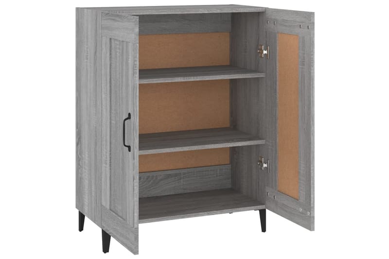 beBasic Skjenk grå sonoma 69,5x34x90 cm konstruert tre - GrÃ¥ - Oppbevaring - Oppbevaringsmøbler - Kommode - Entrekommode