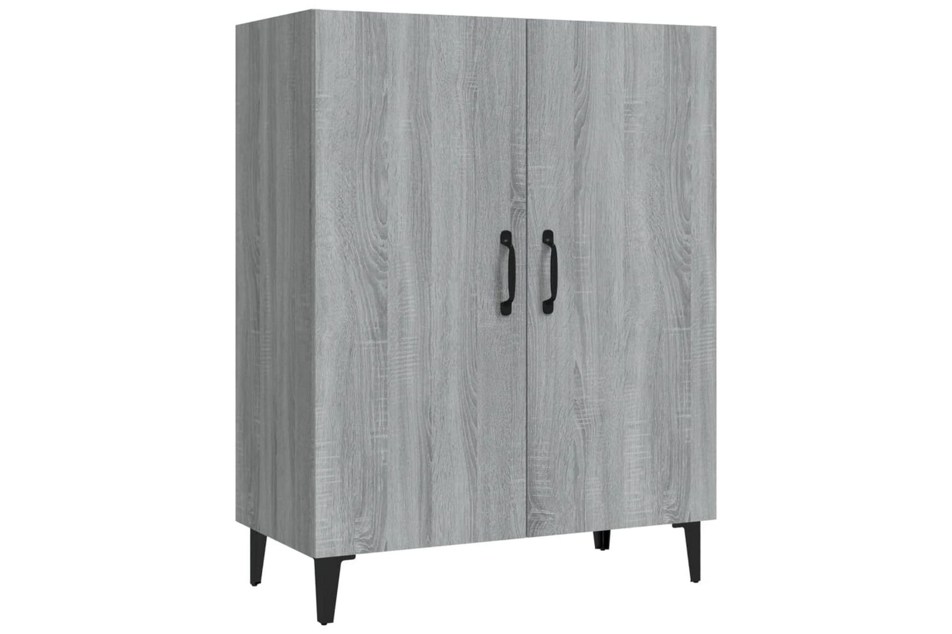 beBasic Skjenk grå sonoma 70x34x90 cm konstruert tre - GrÃ¥ - Oppbevaring - Oppbevaringsmøbler - Kommode - Entrekommode
