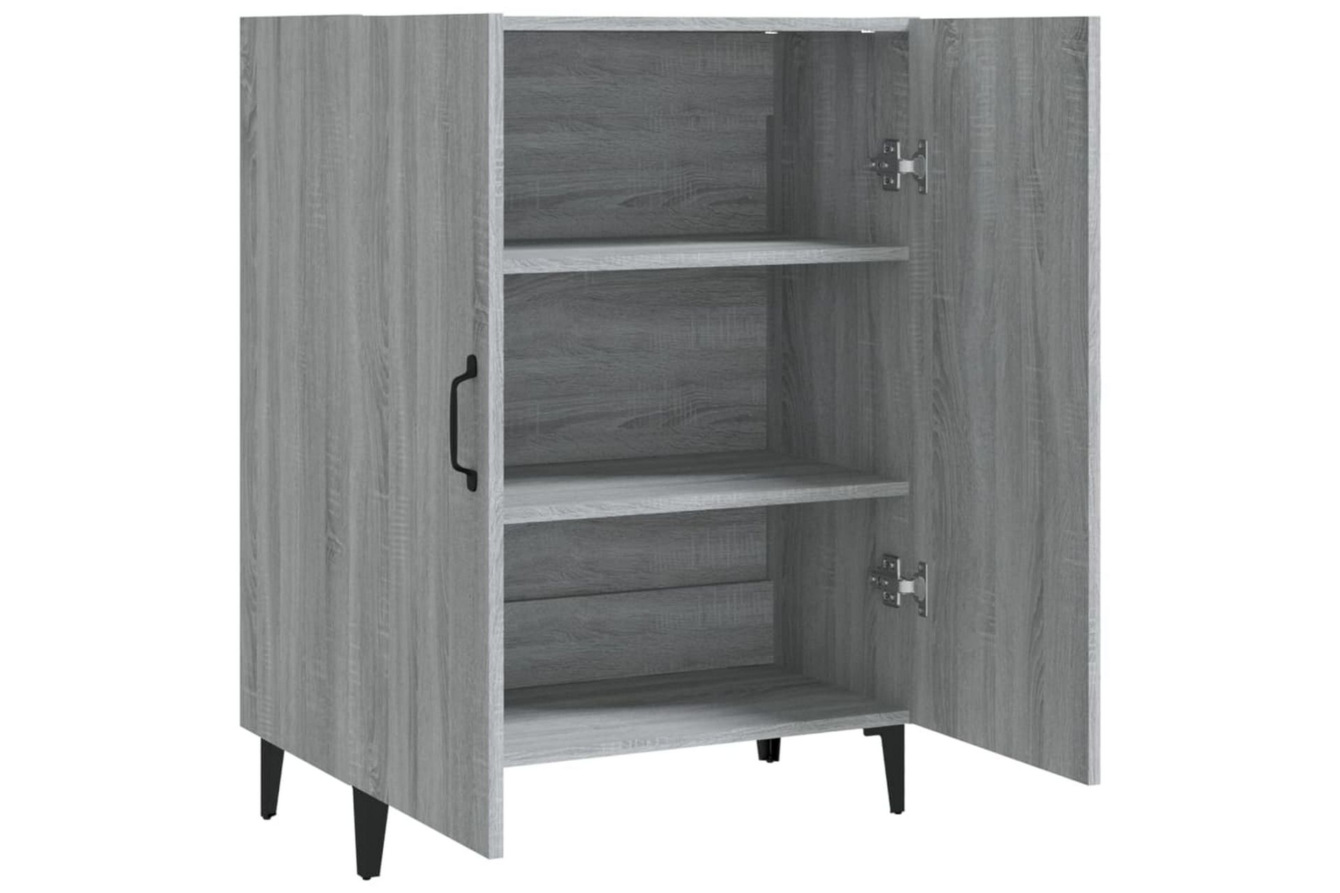 beBasic Skjenk grå sonoma 70x34x90 cm konstruert tre - GrÃ¥ - Oppbevaring - Oppbevaringsmøbler - Kommode - Entrekommode