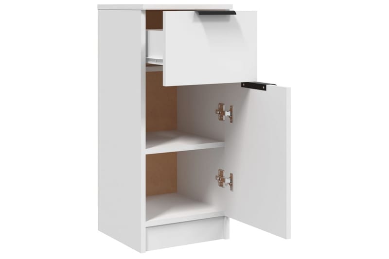 beBasic Skjenk hvit 30x30x70 cm konstruert tre - Hvit - Oppbevaring - Oppbevaringsmøbler - Kommode - Entrekommode