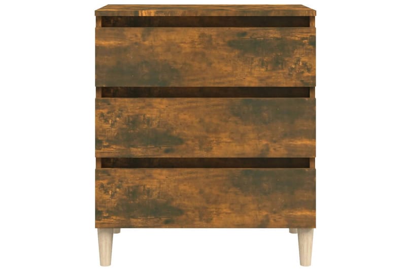 beBasic Skjenk røkt eik 60x35x69 cm konstruert tre - Brun - Oppbevaring - Oppbevaringsmøbler - Kommode - Entrekommode