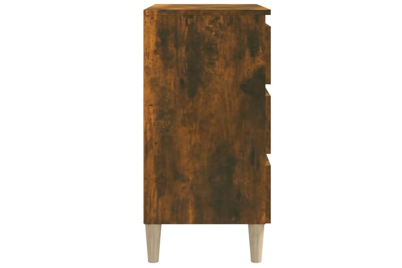 beBasic Skjenk røkt eik 60x35x69 cm konstruert tre - Brun - Oppbevaring - Oppbevaringsmøbler - Kommode - Entrekommode