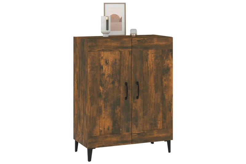 beBasic Skjenk røkt eik 69,5x34x90 cm konstruert tre - Brun - Oppbevaring - Oppbevaringsmøbler - Kommode - Entrekommode