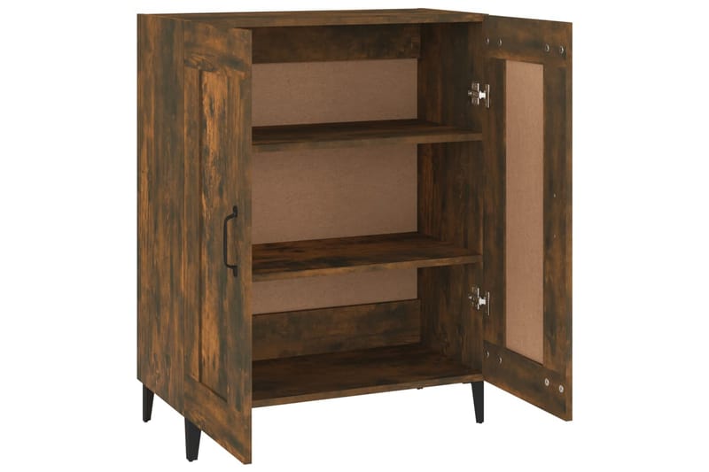 beBasic Skjenk røkt eik 69,5x34x90 cm konstruert tre - Brun - Oppbevaring - Oppbevaringsmøbler - Kommode - Entrekommode