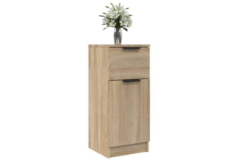 beBasic Skjenk sonoma eik 30x30x70 cm konstruert tre - Brun - Oppbevaring - Oppbevaringsmøbler - Kommode - Entrekommode