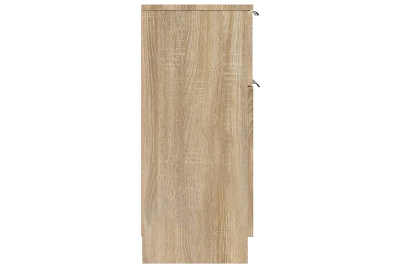 beBasic Skjenk sonoma eik 30x30x70 cm konstruert tre - Brun - Oppbevaring - Oppbevaringsmøbler - Kommode - Entrekommode