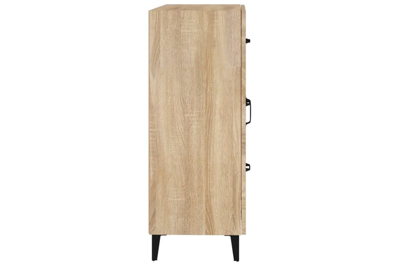 beBasic Skjenk sonoma eik 69,5x34x90 cm konstruert tre - Brun - Oppbevaring - Oppbevaringsmøbler - Kommode - Entrekommode