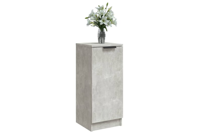 beBasic Skjenker 2 stk betonggrå 30x30x70 cm konstruert tre - GrÃ¥ - Oppbevaring - Oppbevaringsmøbler - Kommode - Entrekommode