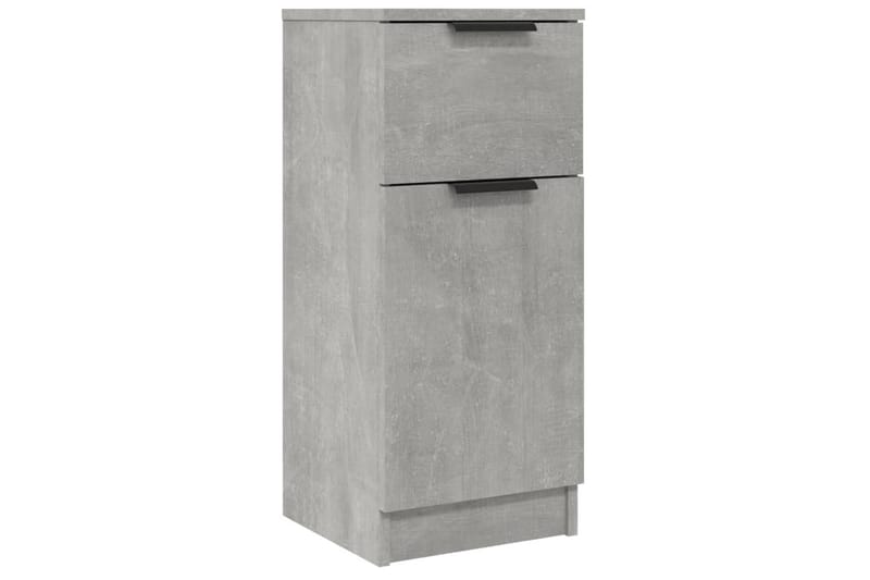 beBasic Skjenker 2 stk betonggrå 30x30x70 cm konstruert tre - GrÃ¥ - Oppbevaring - Oppbevaringsmøbler - Kommode - Entrekommode