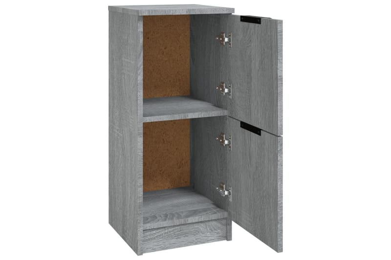 beBasic Skjenker 2 stk grå sonoma 30x30x70 cm konstruert tre - GrÃ¥ - Oppbevaring - Oppbevaringsmøbler - Kommode - Entrekommode