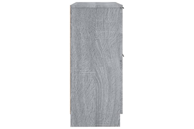beBasic Skjenker 2 stk grå sonoma 30x30x70 cm konstruert tre - GrÃ¥ - Oppbevaring - Oppbevaringsmøbler - Kommode - Entrekommode