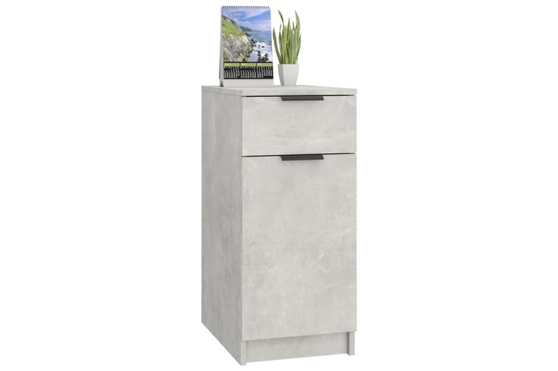 beBasic Skrivebordskap betonggrå 33,5x50x75 cm konstruert tre - GrÃ¥ - Oppbevaring - Oppbevaringsmøbler - Kommode - Skatoll