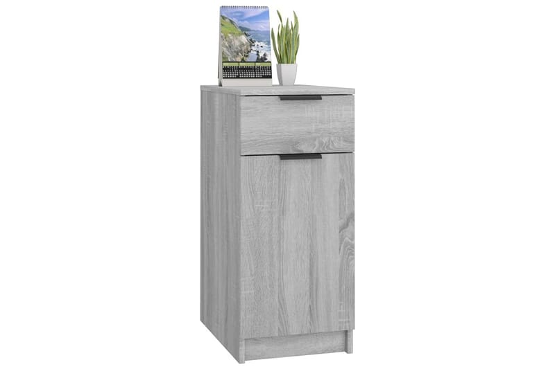 beBasic Skrivebordskap grå sonoma 33,5x50x75 cm konstruert tre - GrÃ¥ - Oppbevaring - Oppbevaringsmøbler - Kommode - Skatoll