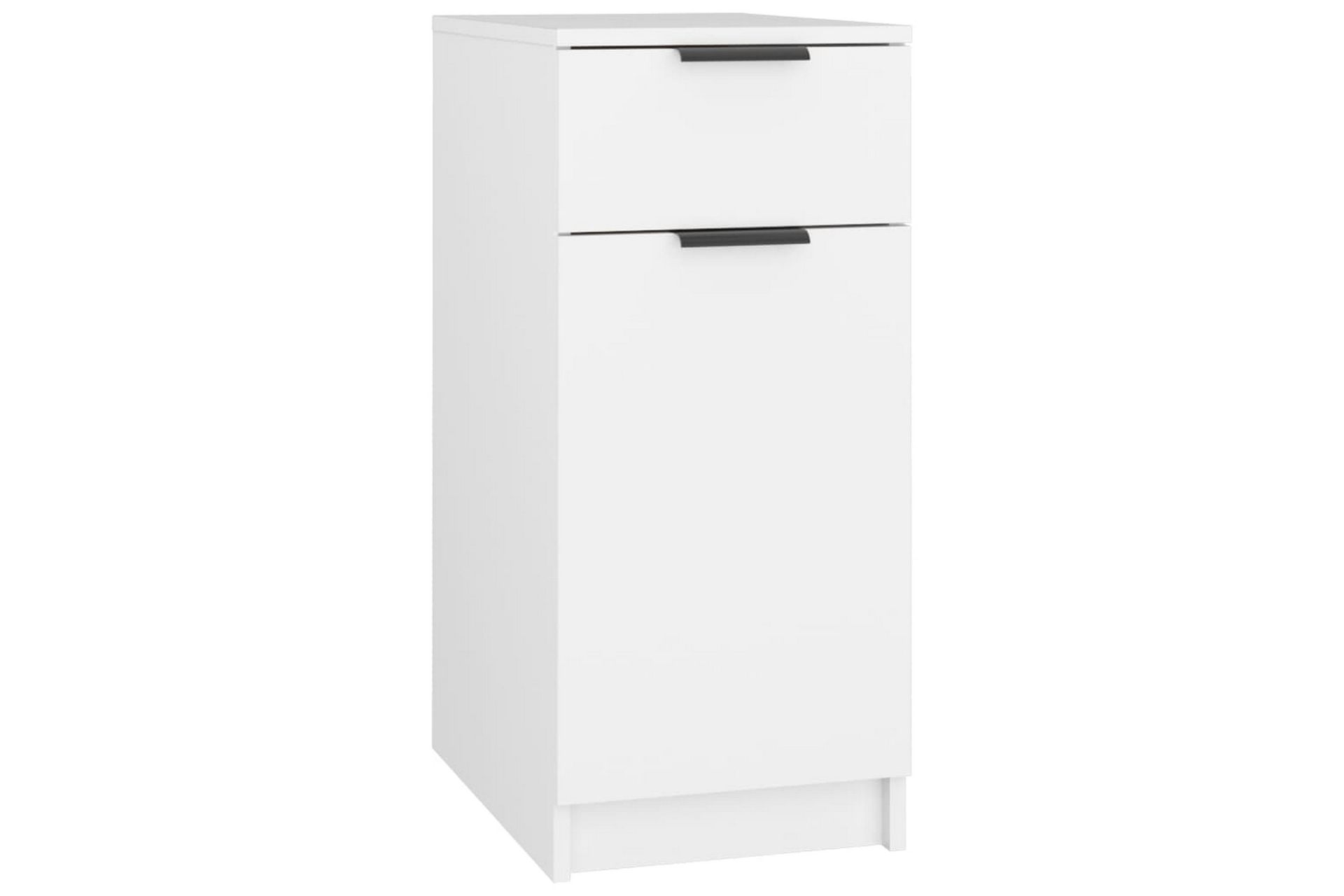 beBasic Skrivebordskap hvit 33,5x50x75 cm konstruert tre - Hvit - Oppbevaring - Oppbevaringsmøbler - Kommode - Skatoll