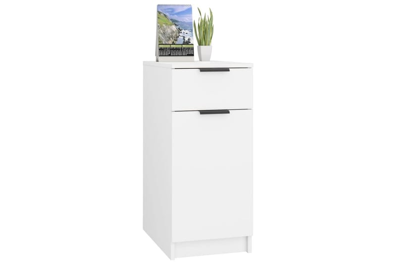 beBasic Skrivebordskap hvit 33,5x50x75 cm konstruert tre - Hvit - Oppbevaring - Oppbevaringsmøbler - Kommode - Skatoll