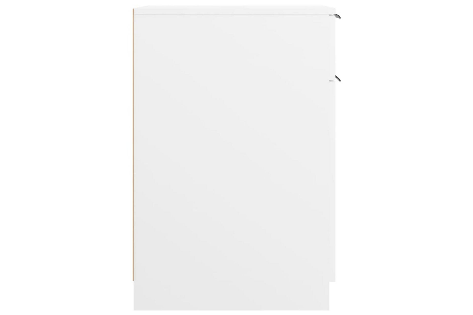 beBasic Skrivebordskap hvit 33,5x50x75 cm konstruert tre - Hvit - Oppbevaring - Oppbevaringsmøbler - Kommode - Skatoll