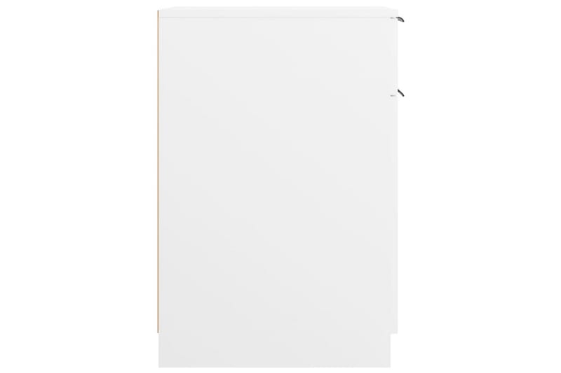 beBasic Skrivebordskap hvit 33,5x50x75 cm konstruert tre - Hvit - Oppbevaring - Oppbevaringsmøbler - Kommode - Skatoll